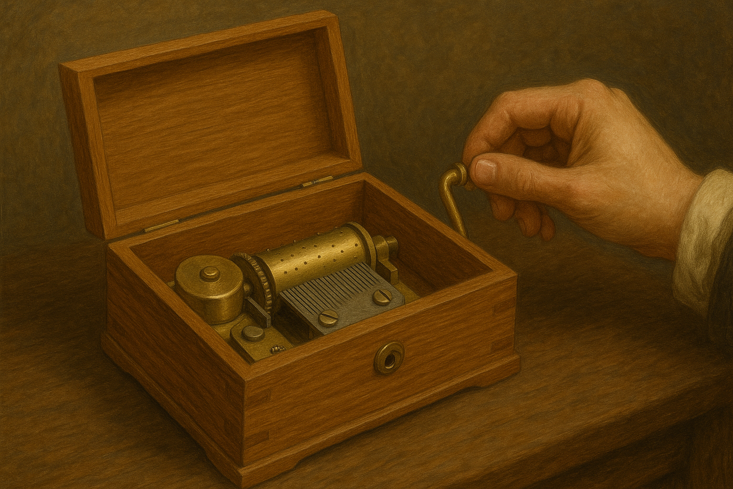 Comment fonctionne la boîte à musique ?