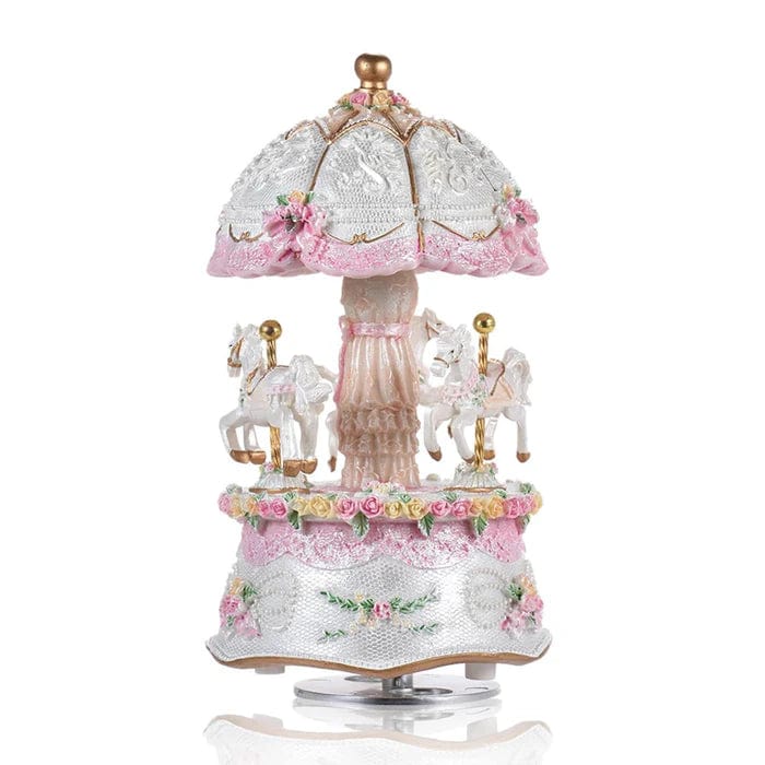 Blanc Ancienne Boîte à Musique MobileÉtoilé