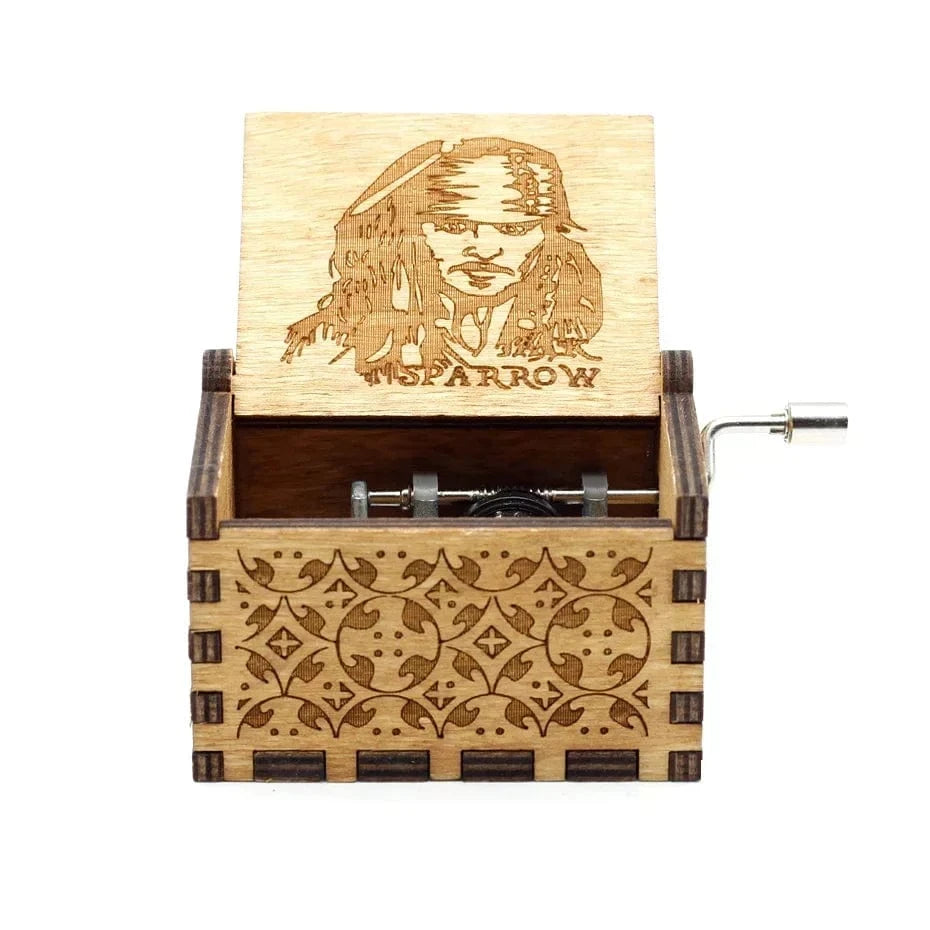 Bois boite a bijou musique pirates des caraibes MobileÉtoilé