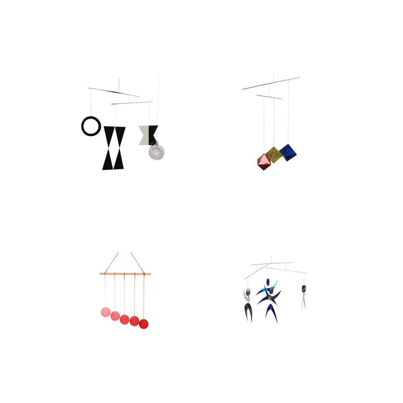 Rouge - Gobbi - 4 Pcs Lot 4 Mobiles Montessori MobileÉtoilé
