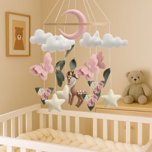 Mobile Lit Bébé Fille MobileÉtoilé