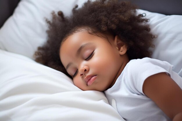 enfant qui dors dans son berceau