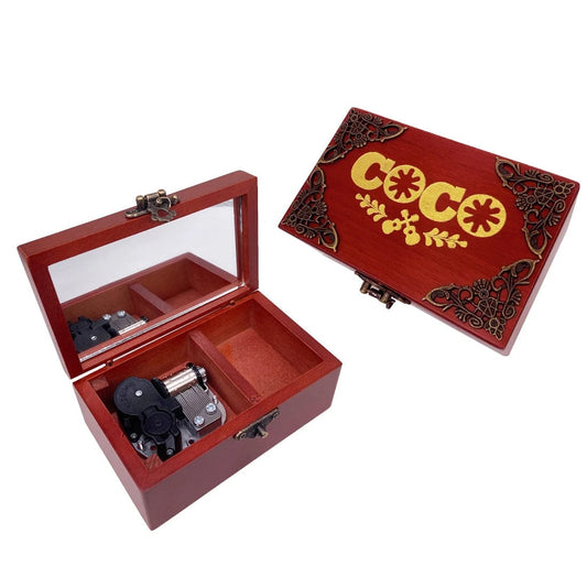 Argent Boite a Musique Bijoux MobileÉtoilé