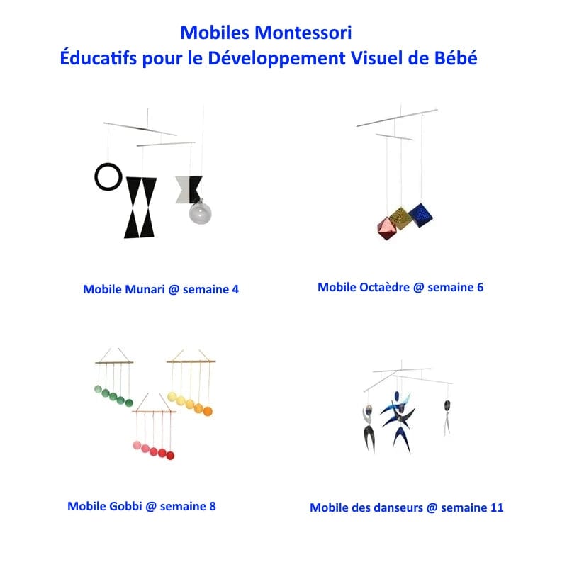 Lot 4 Mobiles Montessori MobileÉtoilé