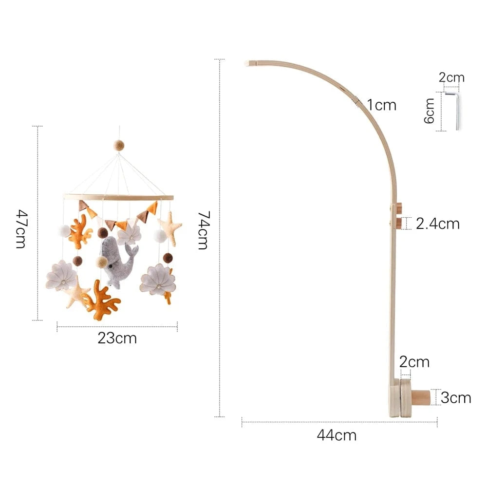 Océan Mobile Bébé Bois MobileÉtoilé