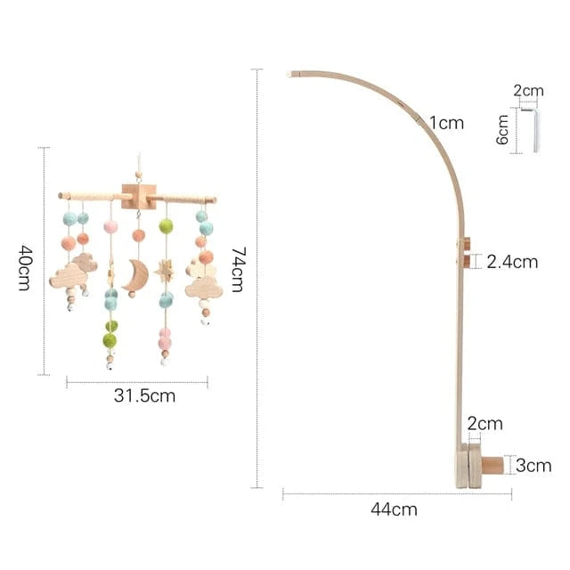 Mobile Bébé Bois MobileÉtoilé