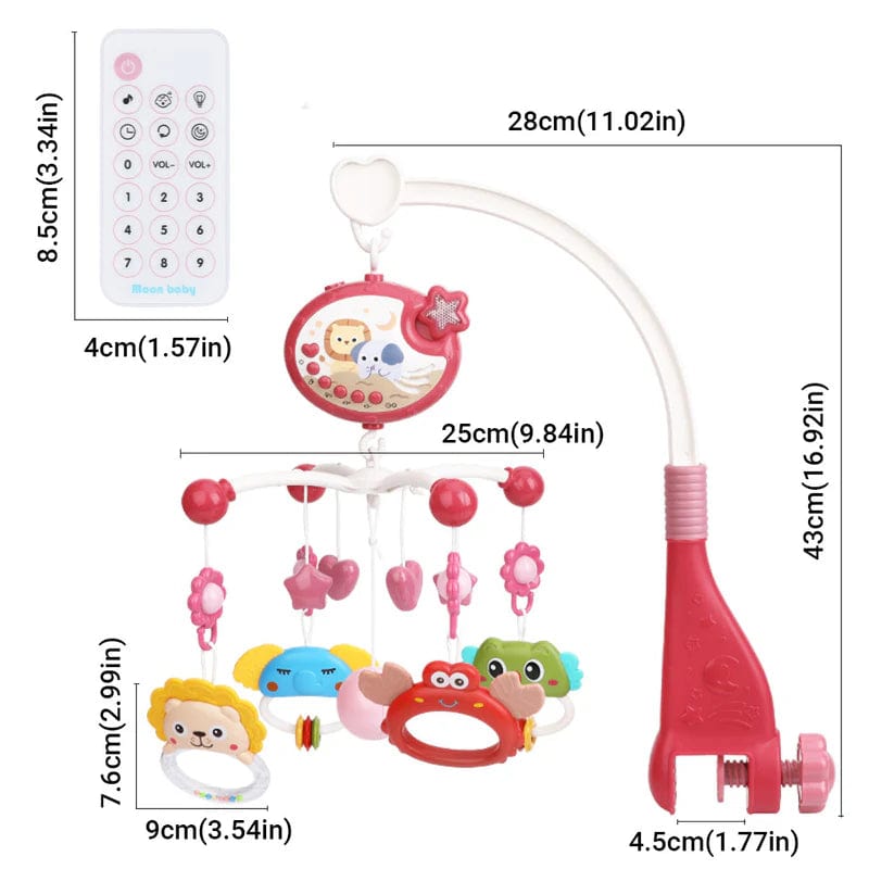 Mobile Bébé Lumineux Musical et Projecteur MobileÉtoilé