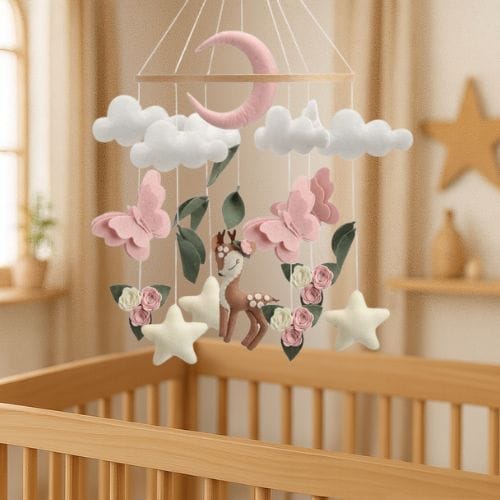 Mobile Lit Bébé Fille MobileÉtoilé