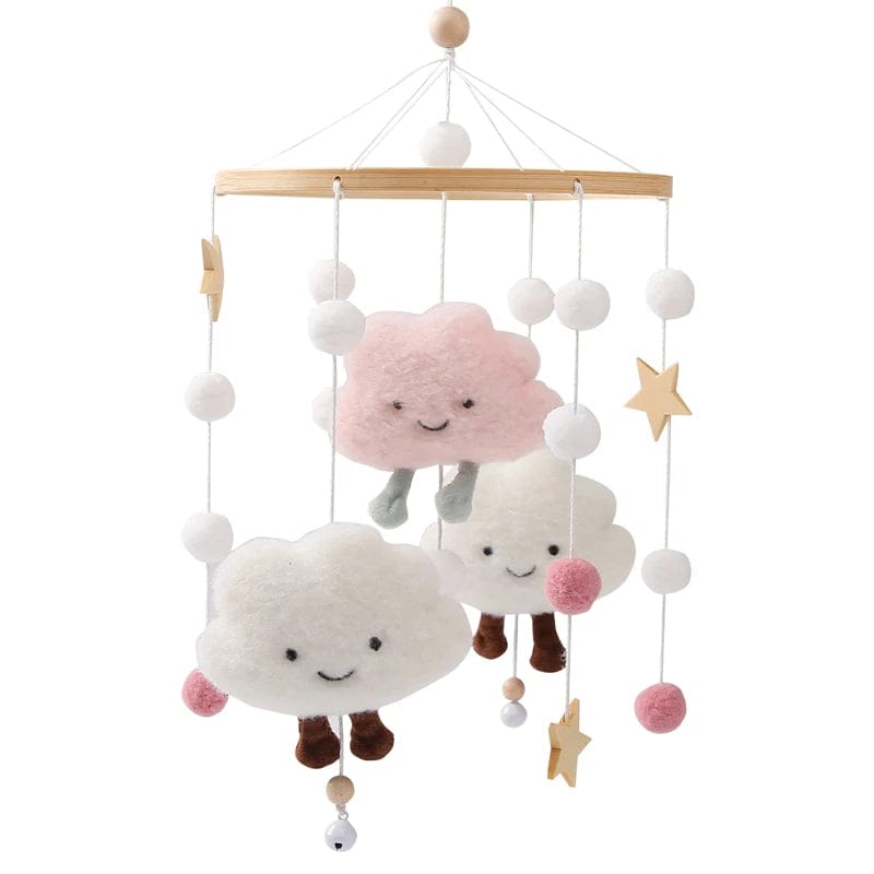 Nuage Rose Mobile Musical Bebe Nuage MobileÉtoilé