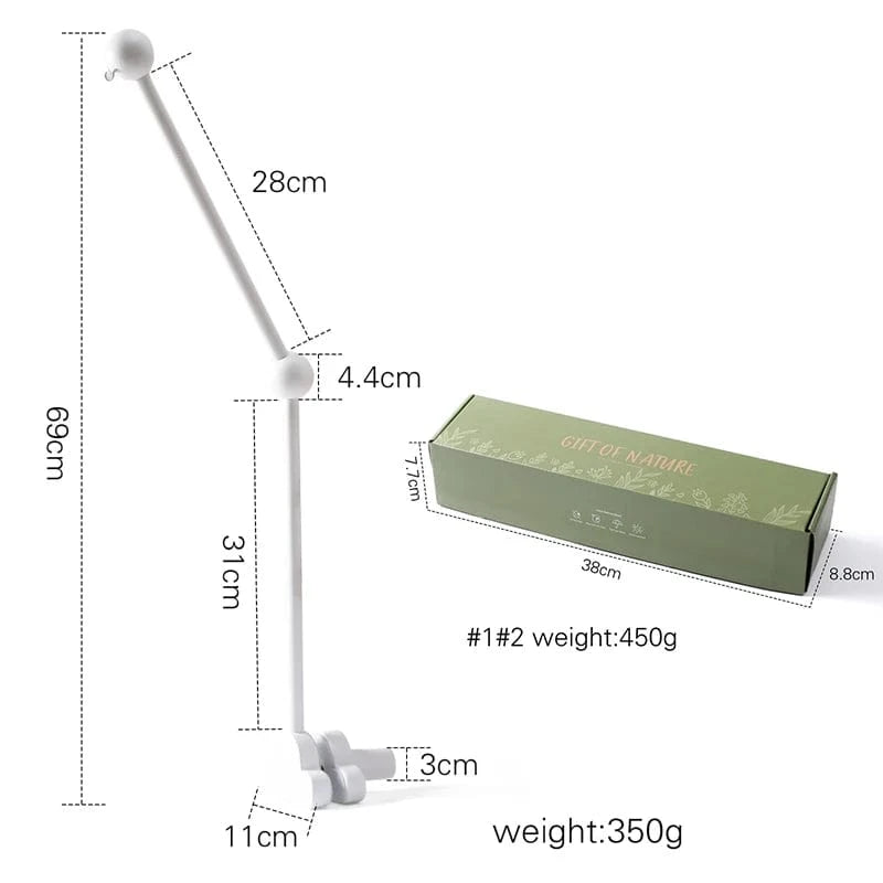Support Blanc Potence Mobile Bebe MobileÉtoilé